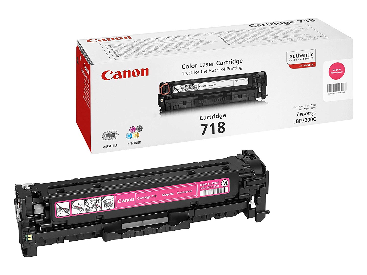 Canon Original Magenta Laser Toner Cartridge 718 226863