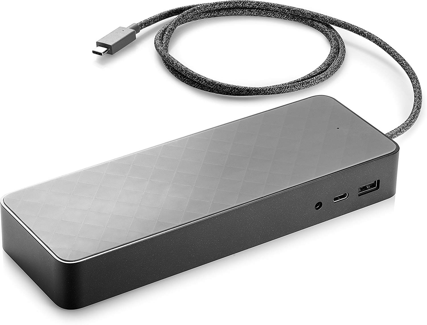 HP USB-C USB 3.0 Universal Docking Station w/4.5 mm Adapter (Gen 1) TYPE-C - Docking Station, black