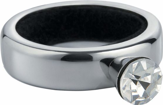 Alessi GIA11 NOE Drop Ring, 18-10 Steel, Silver