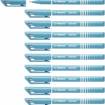 Fineliner - STABILO SENSOR F Box of 10 Turquoise