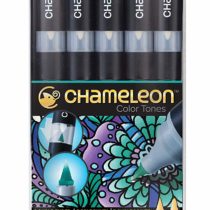 Chameleon, Cool Tones Set, Pens - Pack of 5