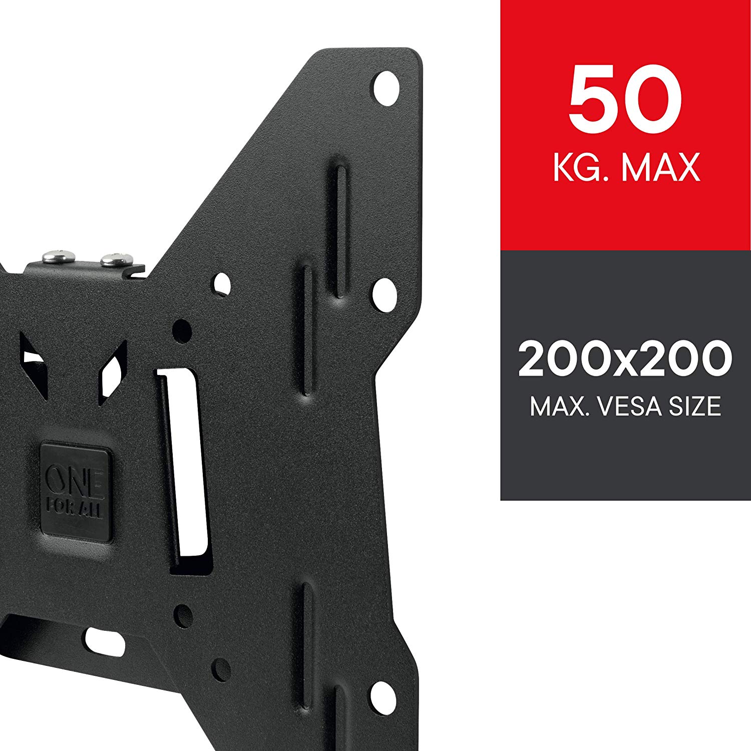 One For All TV Bracket, Fixed Wall Mount, Screen size 13-43 Inch, For All types of TVs (LED LCD Plasma), Max Weight 50kgs - Image 4