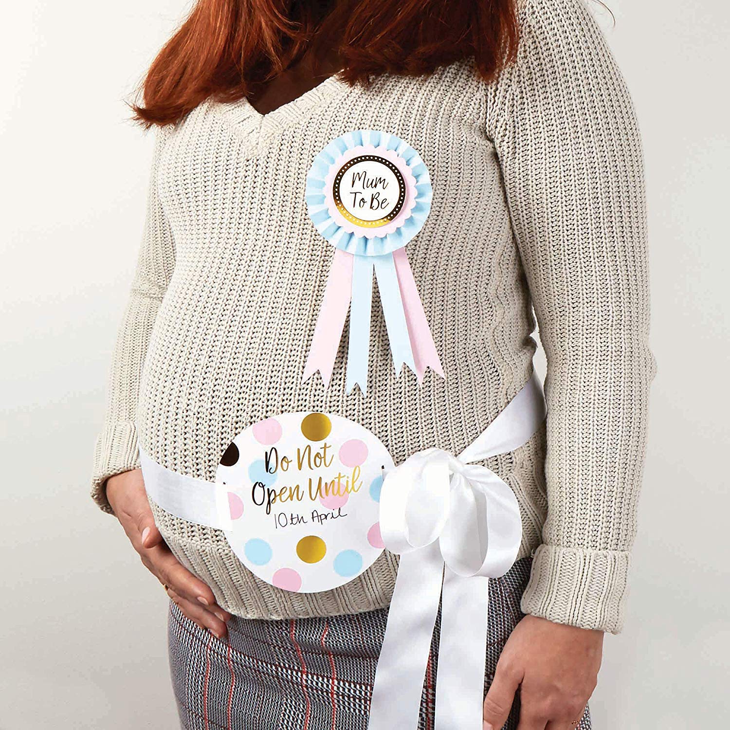 Neviti 771945 Pattern Works-Mum-to-Be Ribbon and Rosette Kit, Multicoloured, 14.5 x 14.5 x 1 cm - Image 3