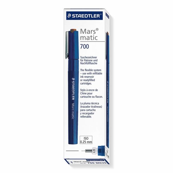 Staedtler Mars Matic 700 M025 Technical Pen - 0.25 mm, Blue - Image 2