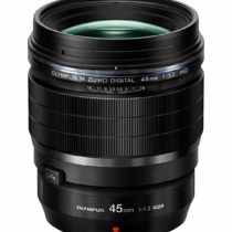 Olympus Mo Digital ED 45 mm F1.2 PRO Lens, Fast Fixed Focal Length, Suitable for All MFT Cameras (Olympus OM-D & PEN Models, Panasonic G Series), Black