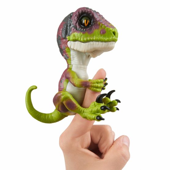 Untamed Raptor by Fingerlings - Stealth (Green) - Interactive Collectible Baby Dinosaur - By WowWee - Image 2