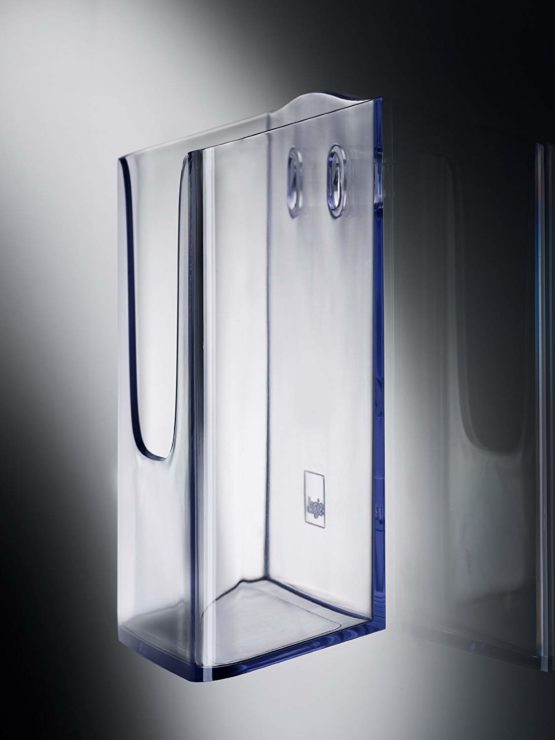 SIGEL LH116 Wall-Mounted Literature Holder, for A5, acrylic, clear, 1 pc. - Image 2