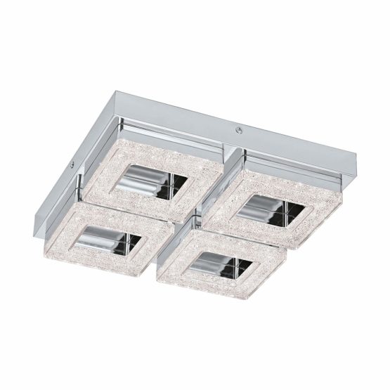 EGLO 95657 LED Chrome Wall/Ceiling Lamp FRADELO
