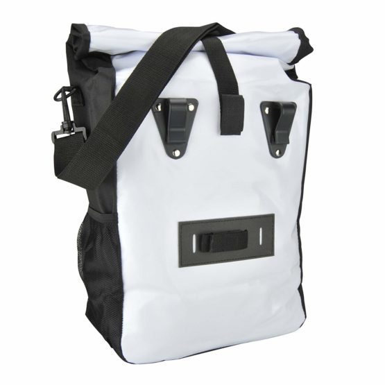 fischer Gepäckträger Bag, White, 4 x 32 x 41 cm, 18 Liter