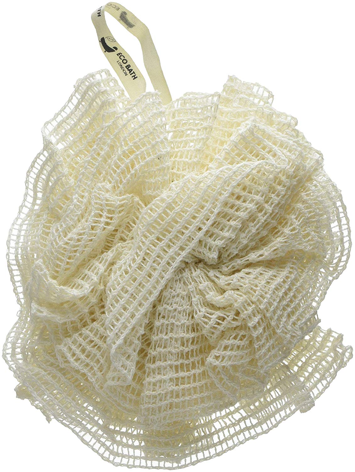 Eco Bath London Ramie Bath Puff, Soft Body Scrubber Bath Sponge for Women and Men Plastic Free - Image 2