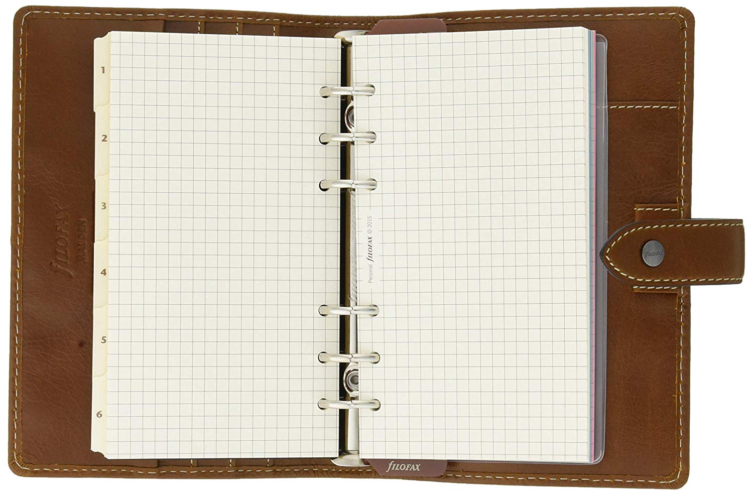 Filofax Personal Malden ochre organiser, Ocher - Image 2