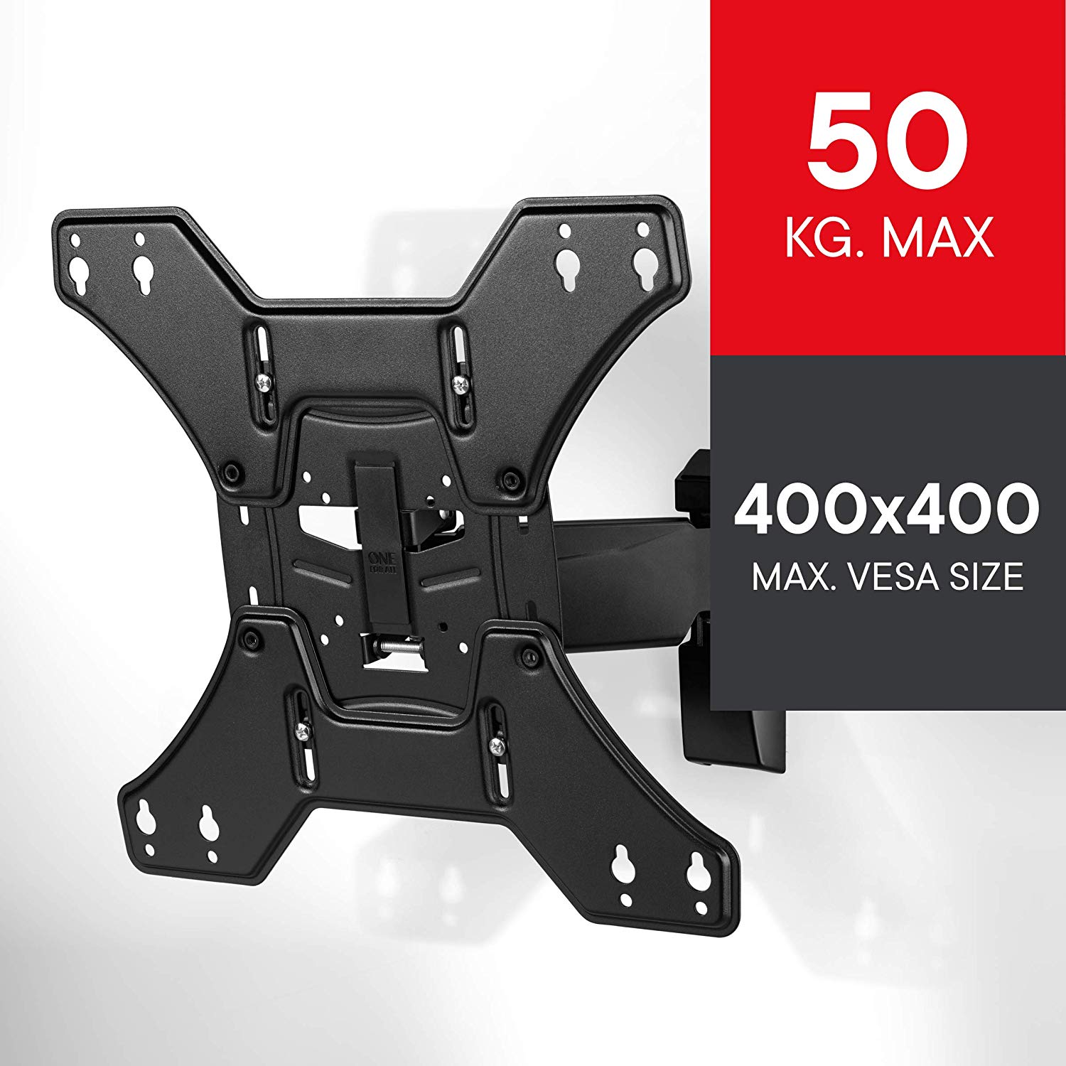 One For All TV Bracket, Swivel (90°) Wall Mount, Screen size 13-65 Inch, For All types of TVs (LED LCD Plasma) - Image 4