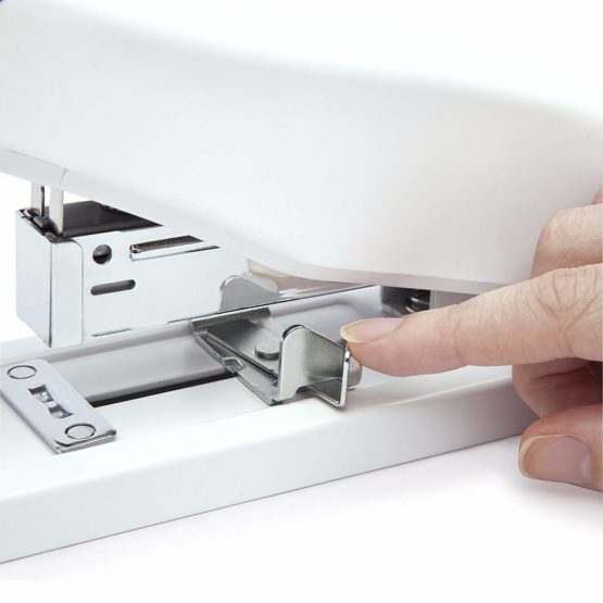 Rapesco 1386 Germ-Savvy Antibacterial: ECO HD-100 Heavy Duty Stapler - Soft White - Image 3