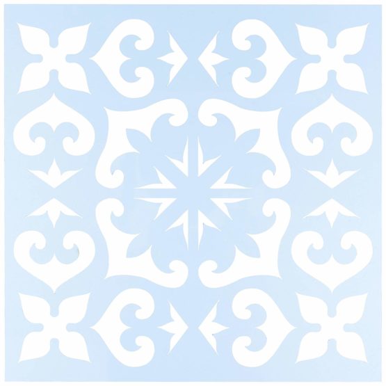 Clear Scraps Stencils 12-inch x 12-inch Mexican Tile