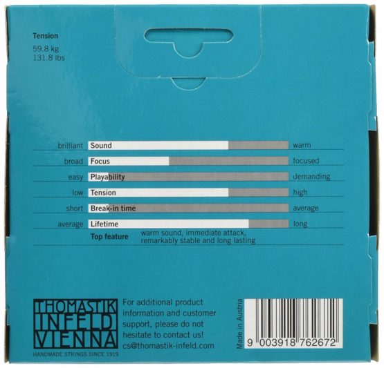 Thomastik Infeld Saiten für Cello Nylonkern Satz 4/4 Mensur 700mm/27.6" medium - Image 2