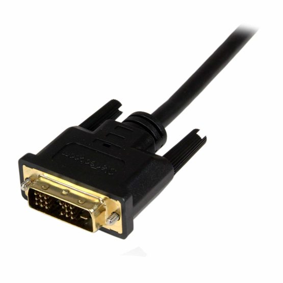 StarTech 2m Male to Male Mini HDMI to DVI-D Cable, Black - Image 4