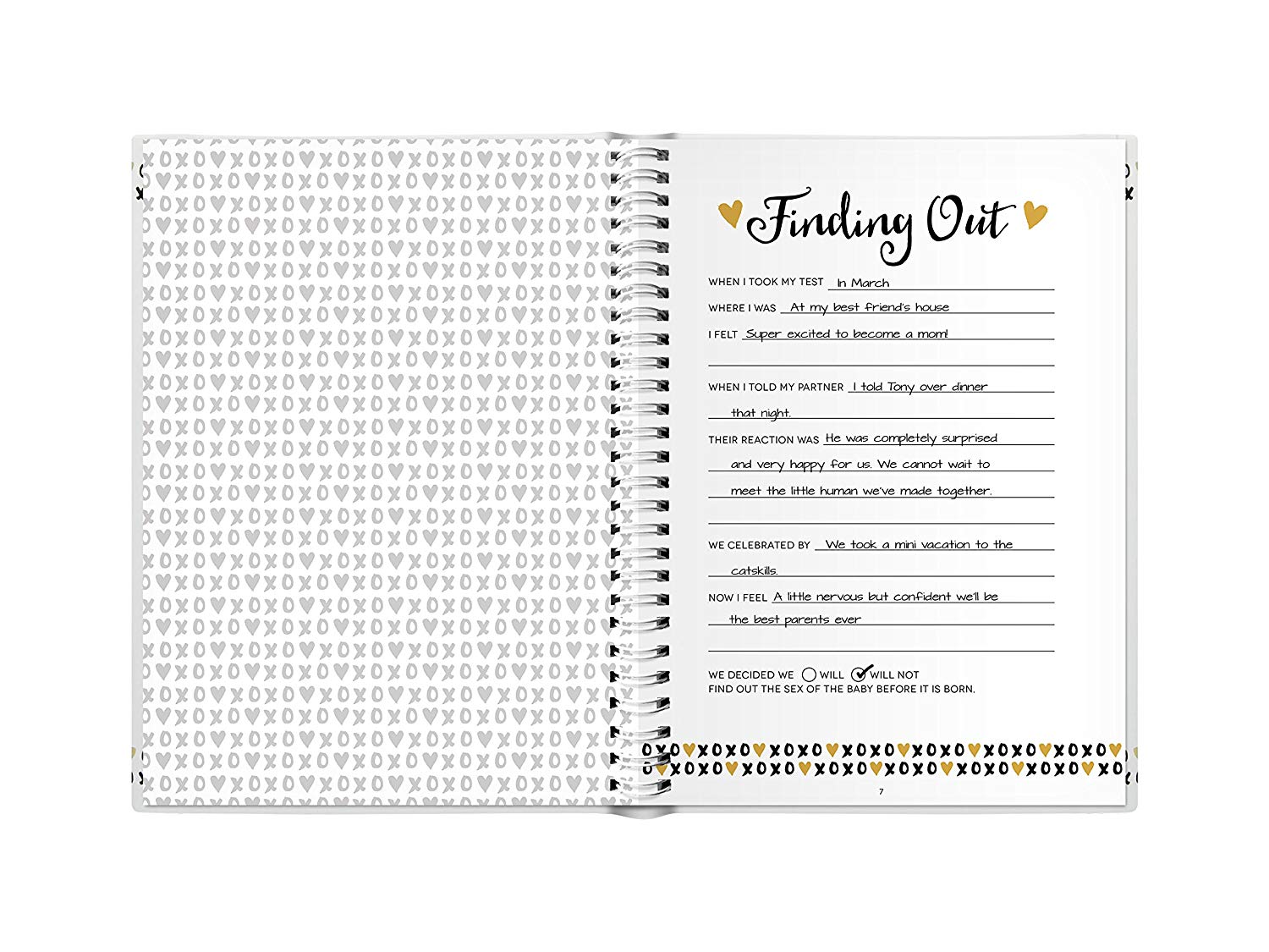 Pearhead My Pregnancy Journal, Pregnancy Keepsake Book, Pregnancy Milestone Memories and Photo Album - Image 3