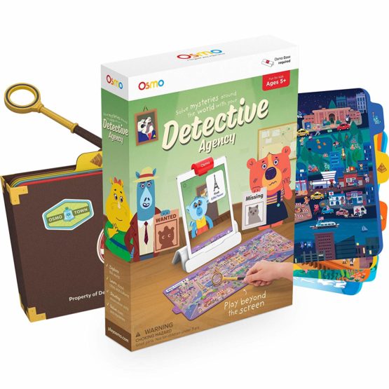 Osmo - Detective Agency - Ages 5-12 - Solve Global Mysteries - STEM Toy - For iPad or Fire Tablet (Osmo - Base Required)