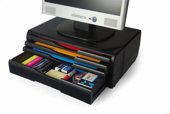 Exponent World Printer/Monitor Support - Black - Image 2