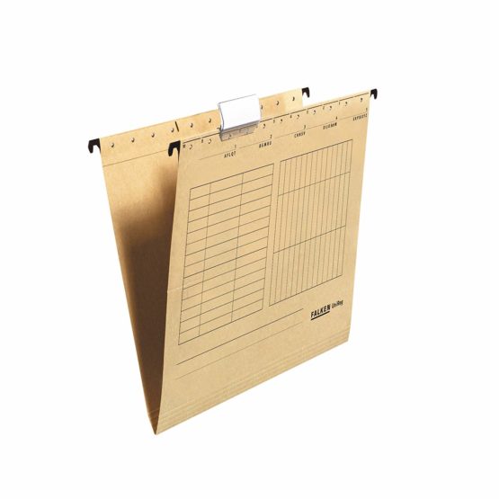 Falken Hanging File UniReg Made of Recycled Cardboard 25er Pack Brown - Image 2