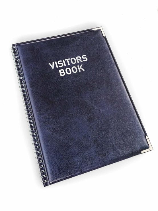 Durable Visitor Book 100 Refill Pack - 100 Perforated 90 x 60 mm Visitor Badge Inserts - GDPR Compliant - Track and Trace Suitable - Image 2