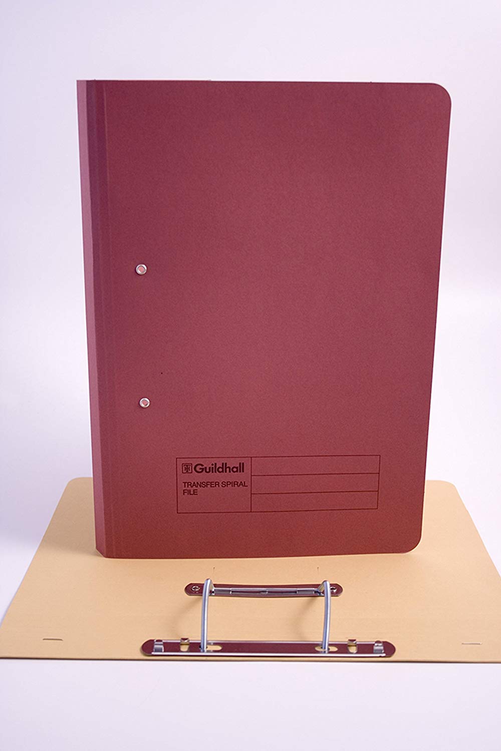 Exacompta, Ref 211/7005Z, Guildhall, Spiral File, 355 x 250mm, 420gsm Durable Heavyweight Sprint Manilla