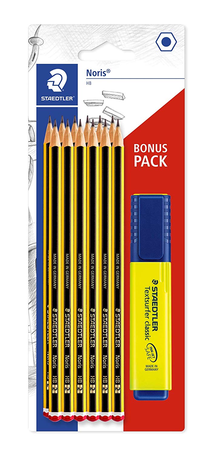  STAEDTLER 120-2 Noris Graphite Pencils - HB (Box of 12) : Wood  Lead Pencils : Office Products