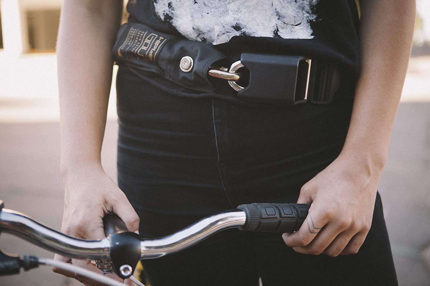 Hiplok Gold Bike Chain with Lock - Image 2