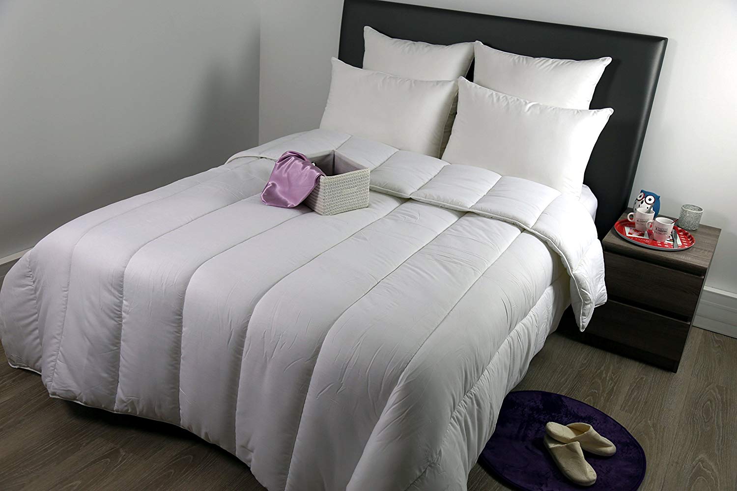 Dodo 29441 Saniprotect Polyester Duvet, White, polyester, white, 260 x 240 cm - Image 3