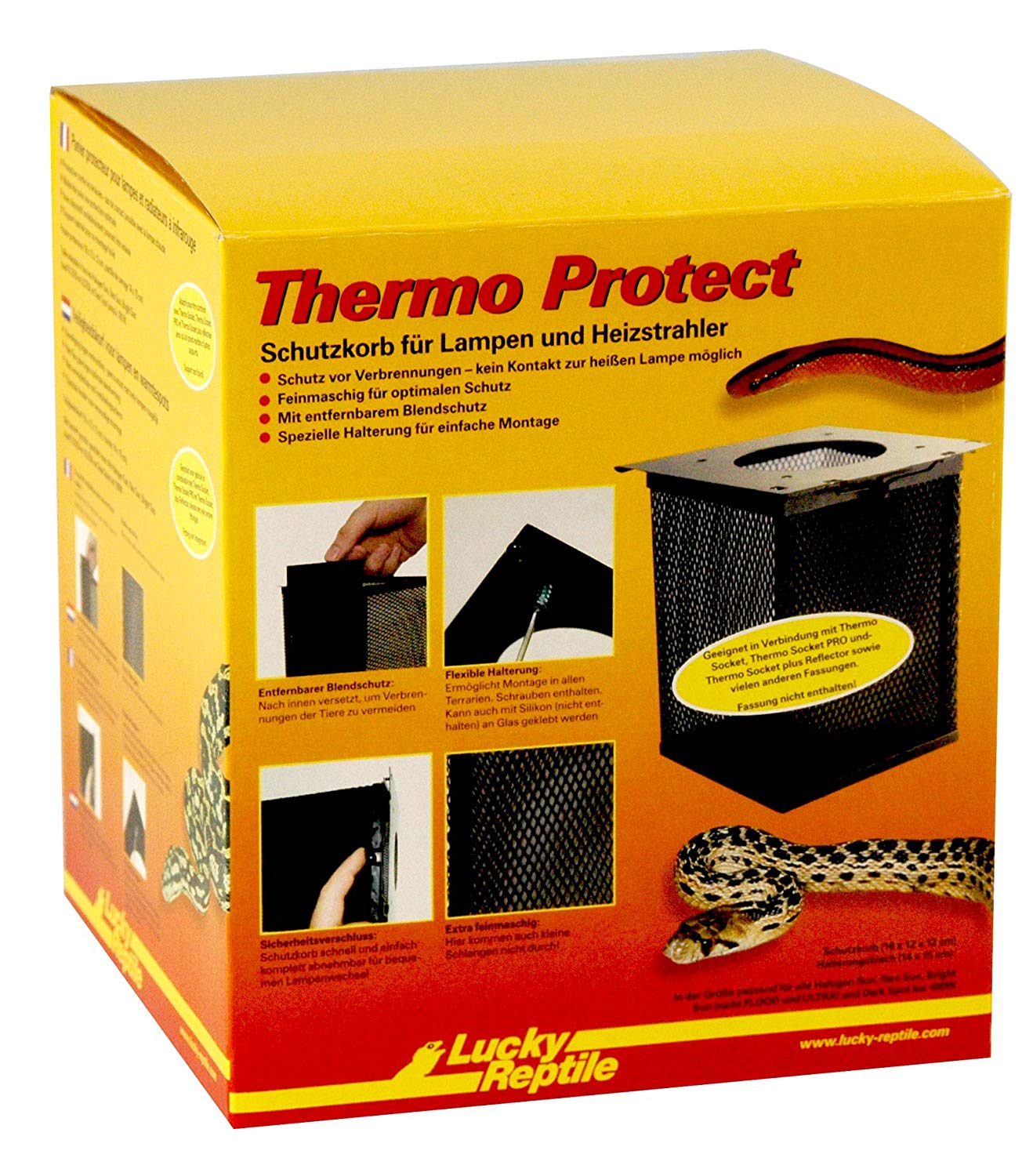Lucky Reptile HRP-1 Thermo Protect Lamp Cage, Small