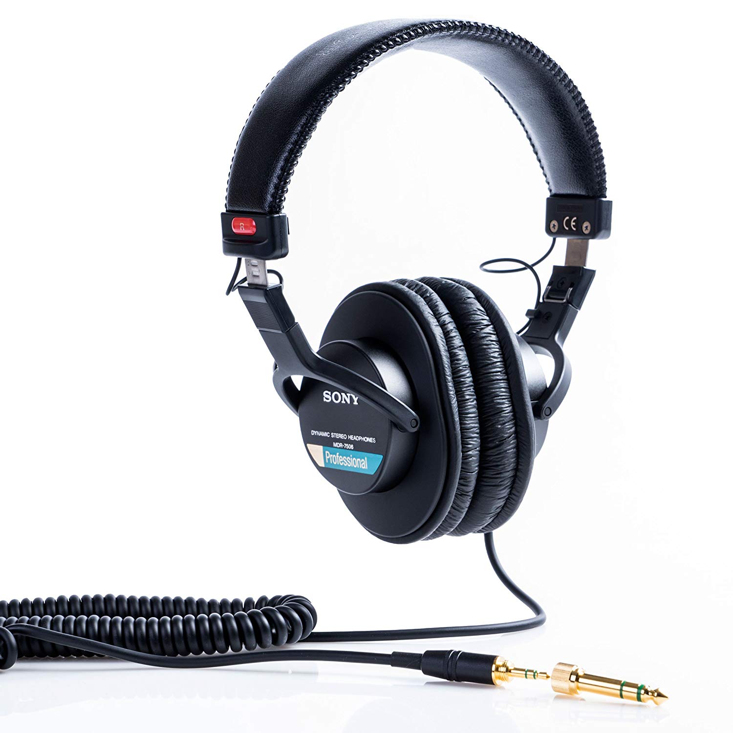 Sony MDR-7506 Closed-Back Studio Monitor Headphones, Wired, 10Hz to 20kHz Frequency Range, Good for Studio Recording & Mixing