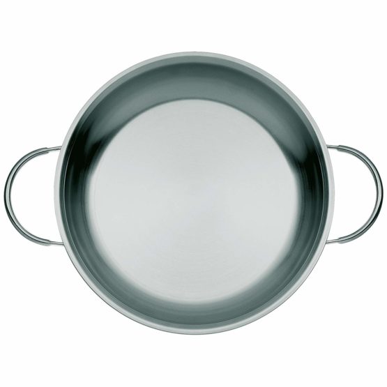 WMF serving pan uncoated Ø 24cm Profi Made in Germany pouring rim stainless steel handle Cromargan stainless steel suitable for induction dishwasher-safe - Image 2