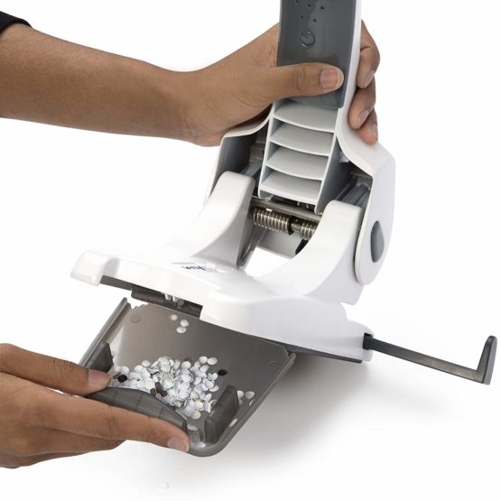 Rapesco 1383 Zero-65 Heavy Duty Hole Punch, 65 Sheet Capacity, White - Image 4