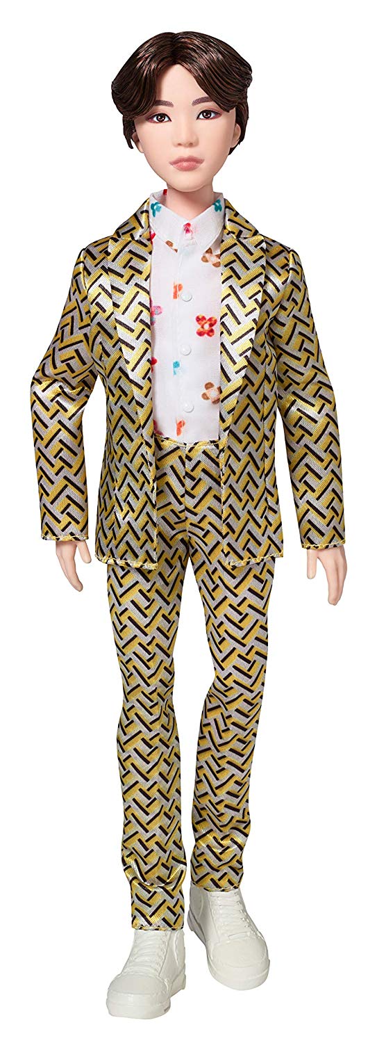 BTS 11-in SUGA Fashion Doll, Based on Bangtan Boys Global Boy Band, Highly Articulated Figure