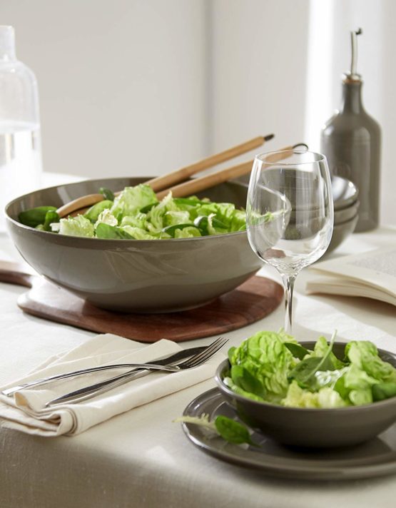 Emile Henry 1.3 Litre Small Salad Bowl, Burgundy - Image 2