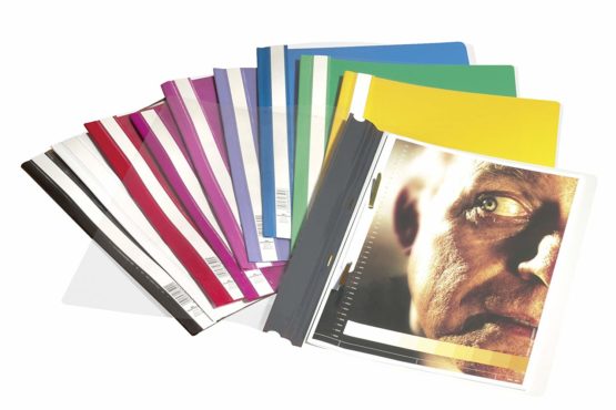 Durable Clear View Folder/Report File A4, Black, Extra Wide, Pack of 50, 257001 - Image 2