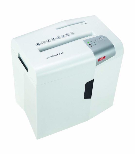 HSM Shredstar S10 Shredder Strip Cut 6 mm White/Silver - Image 4