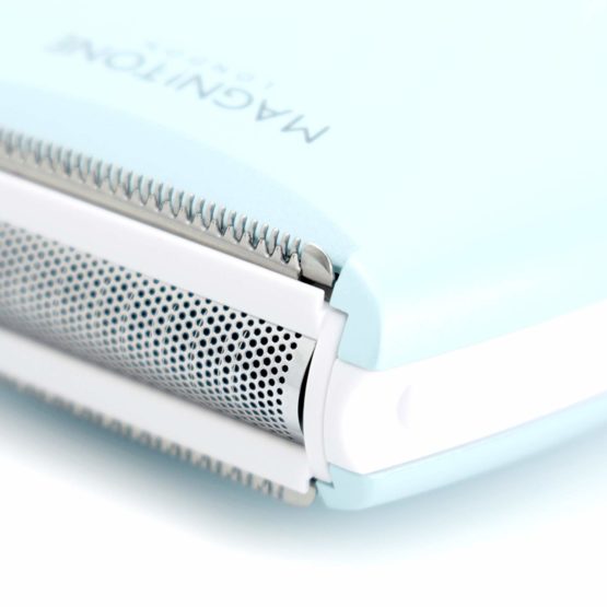 Magnitone GoBare! Rechargeable Waterproof Compact Mini Lady Shaver for Legs, Underarms and Bikini Line - Aqua - Image 2