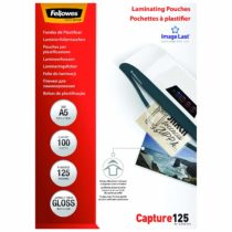 Fellowes Capture A5 125 Micron Glossy Laminating Pouches (Pack of 100)
