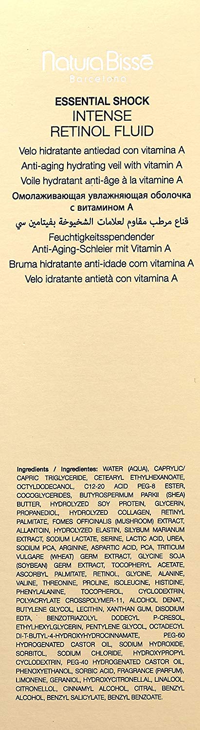 Natura Bissé Essential Shock Intense Retinol Fluid, Anti-Aging, Hydrating & Firming Serum, 50ml, 50 ml (Pack of 1) - Image 3