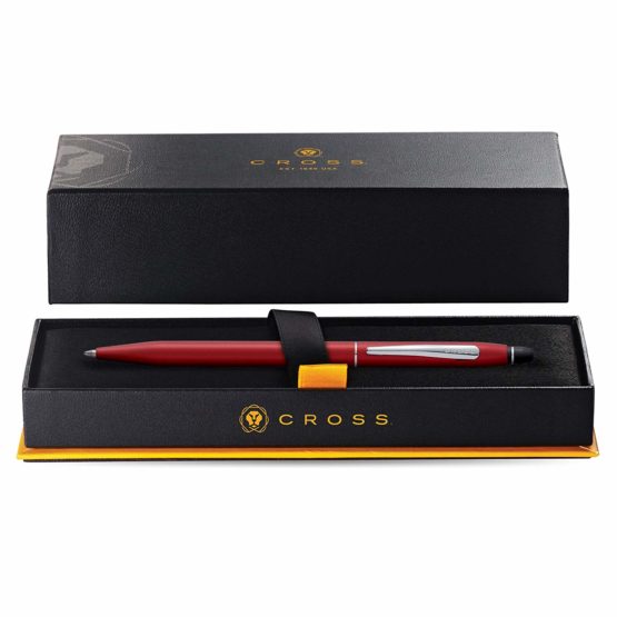 CROSS Click Crimson Red Ballpoint Pen incl. Premium Gift Box – Refillable Medium Ballpen - Image 3