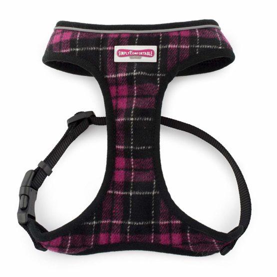 Ancol Tartan Dog Harness Purple L 53-74cm - Image 2