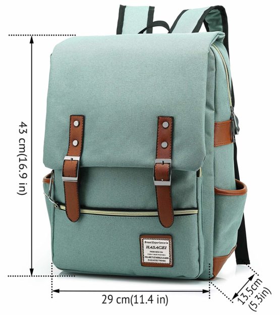 HASAGEI Vintage Backpack Unisex Rucksack Daypack Casual School Travel Laptop Tablet Bags - Image 4