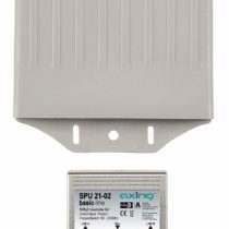 Axing SPU 21-02 2-in-1 Outdoor DiSEqC Satellite Switch - Light Grey