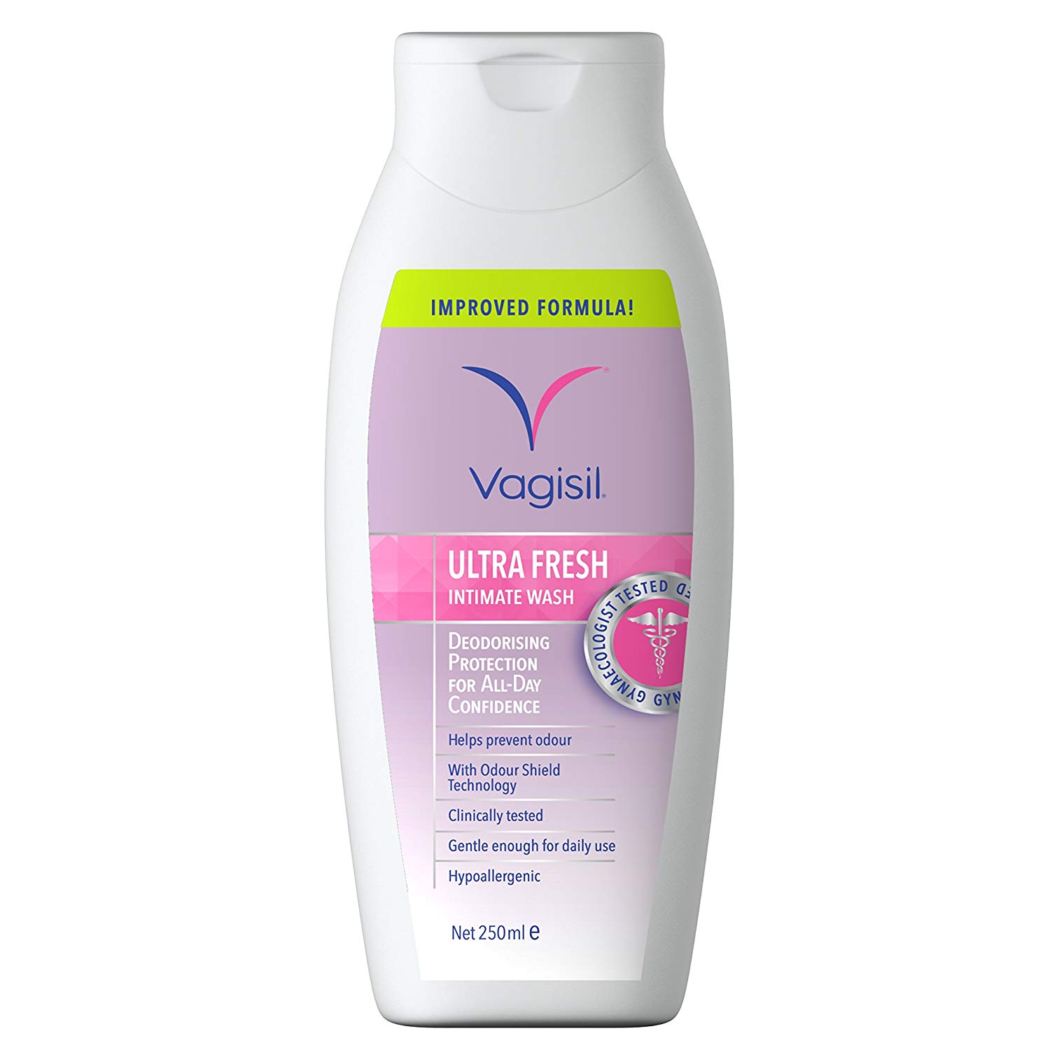 VAGISIL UltraFresh Intimate Wash for Daily Feminine Hygiene 24 Hours Odour Protection, 250 ml, 250 ml (Pack of 1)