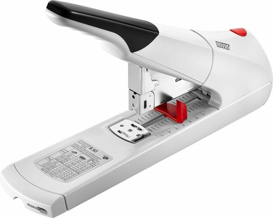 Novus B 50 Heavy Duty Stapler (Capacity of 140 Sheets, with Variable Insertion Depth up to 75 mm) Light Grey