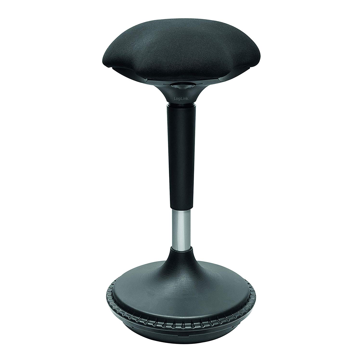 LogiLink EO0011 Height Adjustable Ergonomic Office Stool/Standing Aid for Effective Reduction of Leg Fatigue and Strain