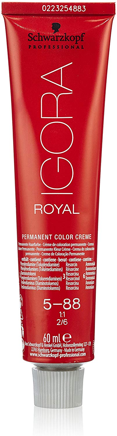 Schwarzkopf IR 5-88 60ml, 5-88 Light Brown Red Extra, 60 ml (Pack of 1)