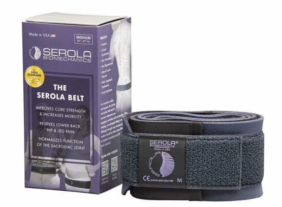 Serola Maternity & Pregnancy Support Belt, Comfortable Pelvic, Waist , Back and Abdomen Support, Belly Brand Brace for Sports and Leisure , Blue Colour, Medium (34 to 40 Inc Hip) - Image 2