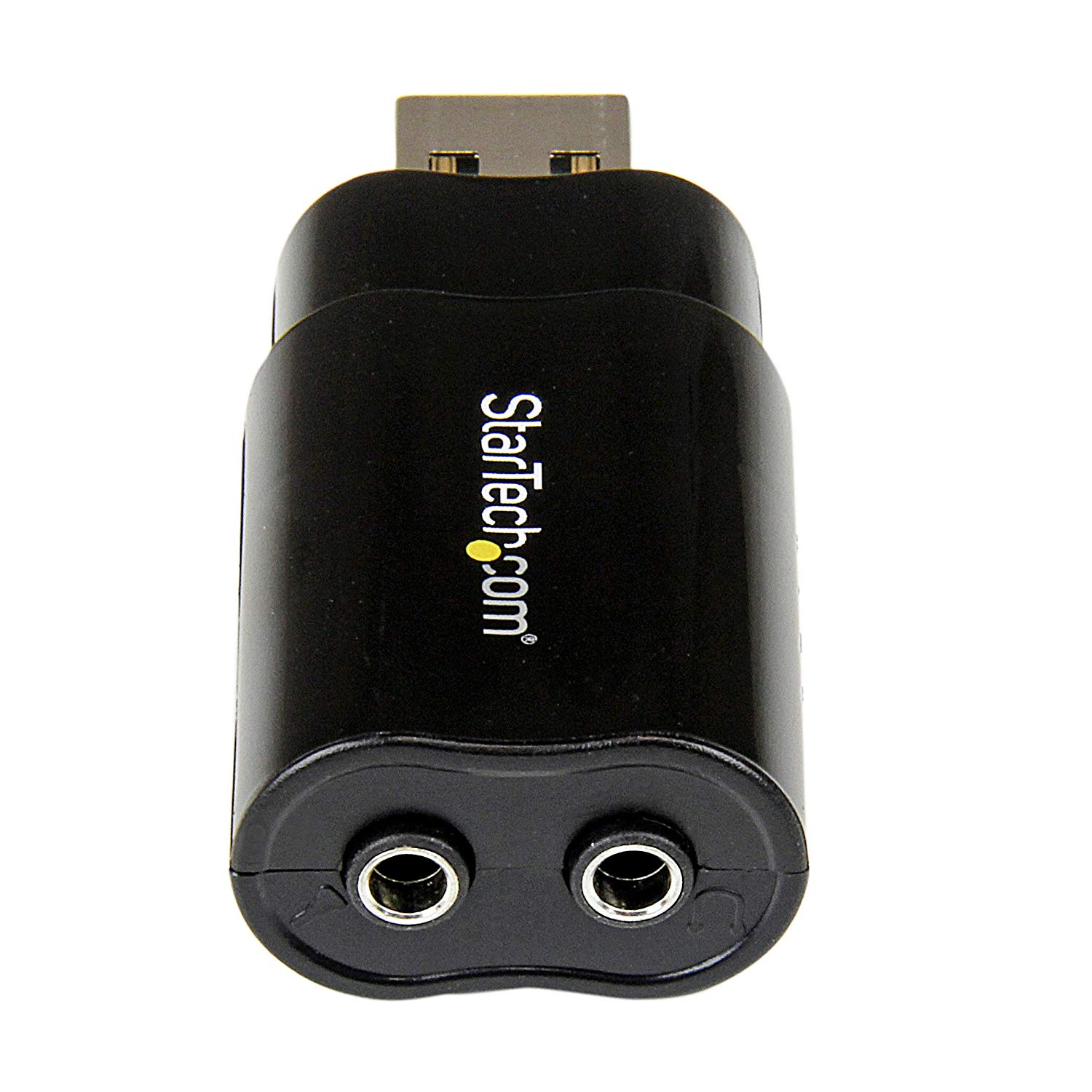 StarTech.com USB Stereo Audio Adapter External Sound Card, black, 300 Mbps N - Image 3